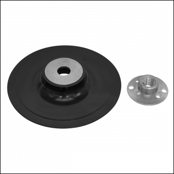 Sealey RBP125 Worksafe® 125mm Rubber Backing Pad M14 x 2mm