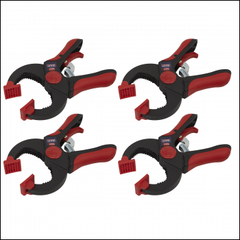 Sealey RC504 Ratchet Clamp Set 45mm 4pc