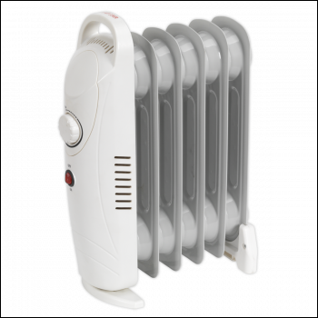 Sealey RD800 6-Element Oil-Filled Mini Radiator 800W/230V