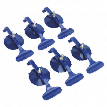 Sealey RE006 Suction Clamp Set 6pc