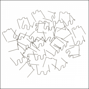 Sealey RE06W Wave Staple 0.6mm - Pack of 100