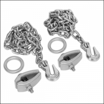 Sealey RE91/5/CK Chain Kit 2 x 2m Chains & 2 x Clamps