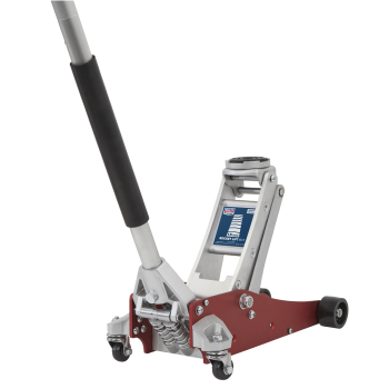 Sealey RJA1550 Premier Low Profile Aluminium Trolley Jack with Rocket Lift 1.5 Tonne