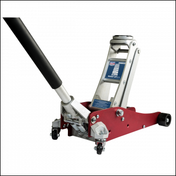 Sealey RJA1800 Premier Low Profile Aluminium Trolley Jack with Rocket Lift 1.8 Tonne