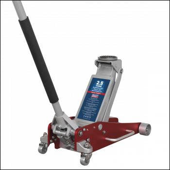 Sealey RJAS2500 Aluminium/Steel Trolley Jack with Rocket Lift 2.5 Tonne