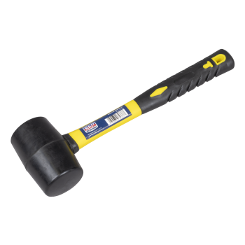 Sealey RMB100 Premier Rubber Mallet with Fibreglass Shaft 1lb