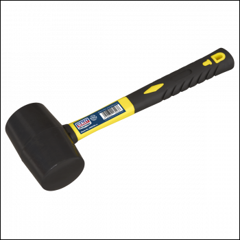 Sealey RMB150 Premier Rubber Mallet with Fibreglass Shaft 1.5lb