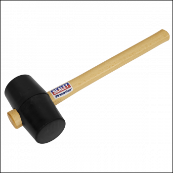 Sealey RMB175 Premier Rubber Mallet 1.75lb - Black