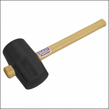 Sealey RMB250 Premier Rubber Mallet 2.5lb - Black