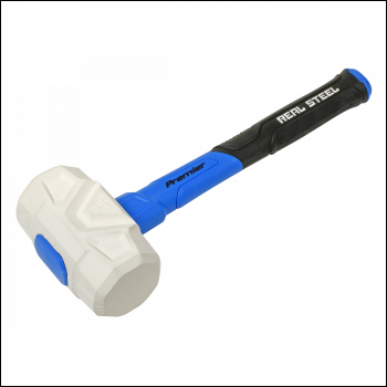 Sealey RMG24 Premier Rubber Mallet with Fibreglass Shaft & Graphite Core 24oz