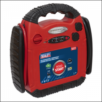 Sealey RS131 RoadStart® 12V Emergency Jump Starter 900 Peak Amps