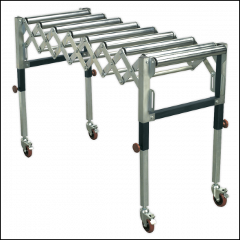 Sealey RS911F Adjustable Roller Stand 450-1300mm 130kg Capacity