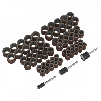 Sealey RTA63SB Rotary Tool Sanding Bands Set 63pc