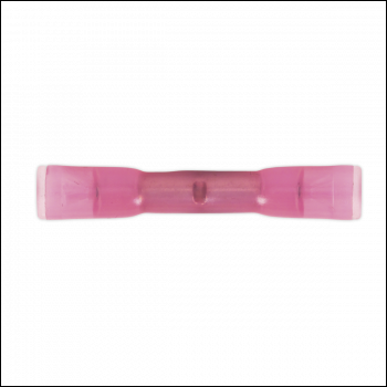 Sealey RTCS10 Cold Seal Butt Connector 4.3mm, Red - Pack of 10