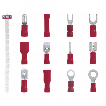 Sealey RTSET Clip Strip Deal - Red Terminals