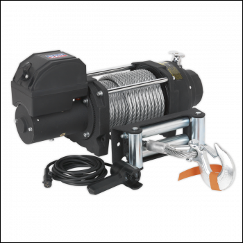 Sealey RW8180 Premier Industrial Recovery Winch 8180kg (18000lb) Line Pull 12V