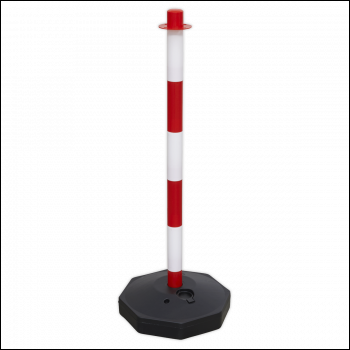 Sealey RWPB01 Red/White Post with Base