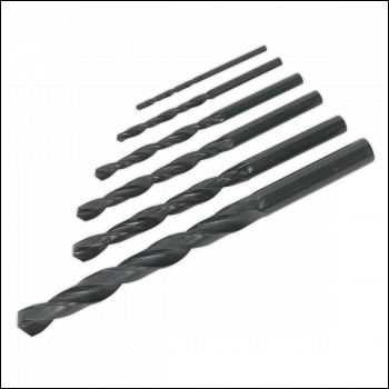Sealey S01039 Siegen HSS Drill Bit Set 6pc - DIN 338