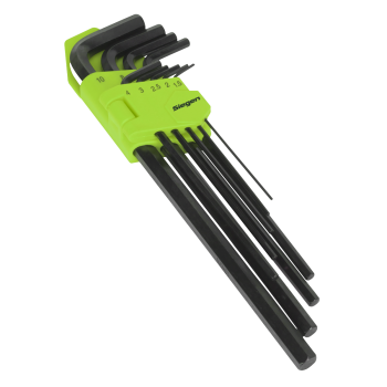 Sealey S01092 Extra-Long Hex Key Set 9pc
