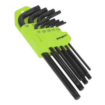 Sealey S01095 Long TRX-Star* Key Set 9pc