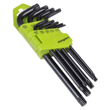 Sealey S01095 Long TRX-Star* Key Set 9pc