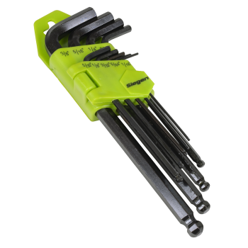 Sealey S01098 Siegen Imperial Long Ball-End Hex Key Set 9pc