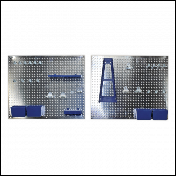Sealey S01102 Siegen Wall Storage Pegboard Set 34pc