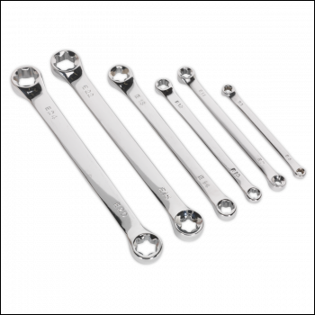 Sealey S01107 Siegen TRX-Star* Double End Spanner Set 6pc