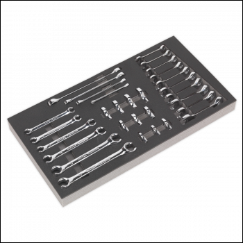 Sealey S01125 Siegen Specialised Spanner Set with Tool Tray 30pc