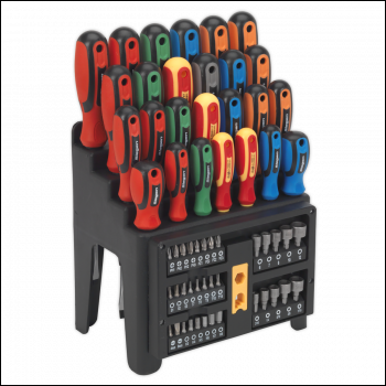 Sealey S01152 Siegen Screwdriver, Bit & Nut Driver Set 61pc