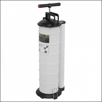Sealey S01169 Manual Vacuum Oil & Fluid Extractor Pump 6.5L