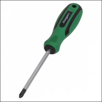 Sealey S01186 Siegen Pozi Screwdriver #2 x 100mm