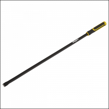 Sealey S01191 Pry Bar 900mm Straight Heavy-Duty with Hammer Cap