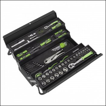 Sealey S01216 Siegen Cantilever Toolbox with Tool Kit 86pc
