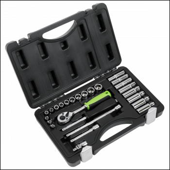 Sealey S01234 Siegen Socket Set 1/4 inch Sq Drive 26pc