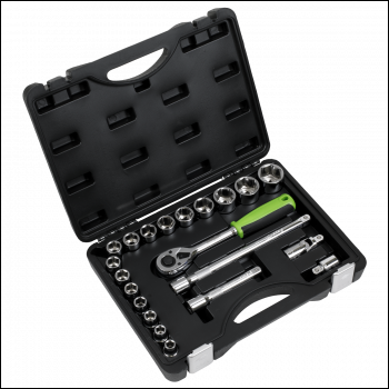 Sealey S01237 Siegen Socket Set 1/2 inch Sq Drive 21pc
