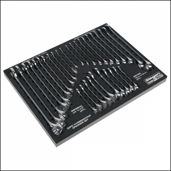 Sealey S01239 Siegen Metric/Imperial Combination Spanner Set 32pc