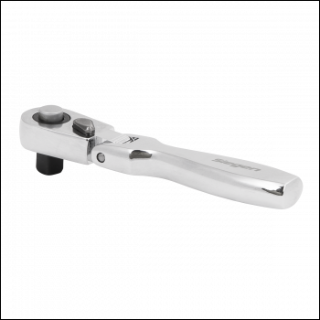 Sealey S01254 Siegen Micro Flexi-Head Ratchet Wrench 1/4 inch Sq Drive