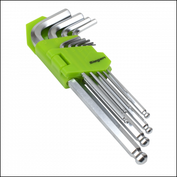 Sealey S01260 Siegen Long Ball-End Hex Key Set 9pc