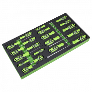 Sealey S01276 Siegen Screwdriver Set with Tool Tray 20pc