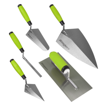 Sealey S01300 Siegen Trowel Set with Soft Grip Handle 5pc