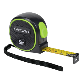 Sealey S01328 Metric/Imperial Auto-Lock Tape Measure 5m(16ft) x 19mm
