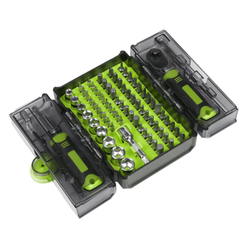 Sealey S01336 Siegen Socket & Bit Set 1/4 inch Sq Drive 78pc