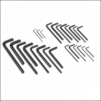 Sealey S0465 Siegen Hex Key Set 25pc