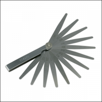 Sealey S0518 Siegen Imperial Feeler Gauge 13 Blade