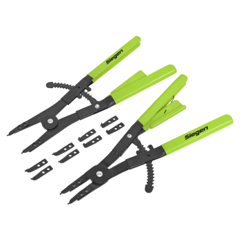Sealey S0554 Siegen Internal/External Circlip Pliers Set 400mm