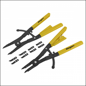 Sealey S0554 Siegen Internal/External Circlip Pliers Set 400mm