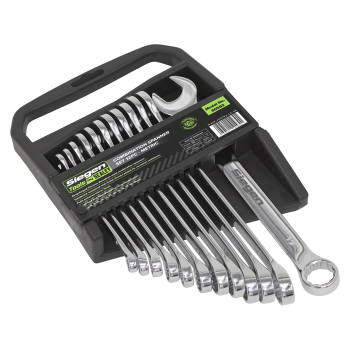 Sealey S0563 Siegen Combination Spanner Set 8-19mm 12pc