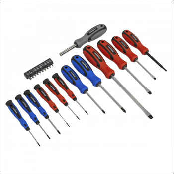 Sealey S0598 Siegen Soft Grip Screwdriver & Bit Set 23pc