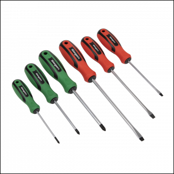 Sealey S0615 Siegen Soft Grip Screwdriver Set 6pc